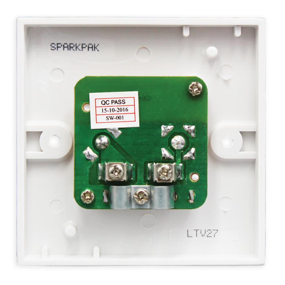 Dual Satellite/TV Outlet Plate